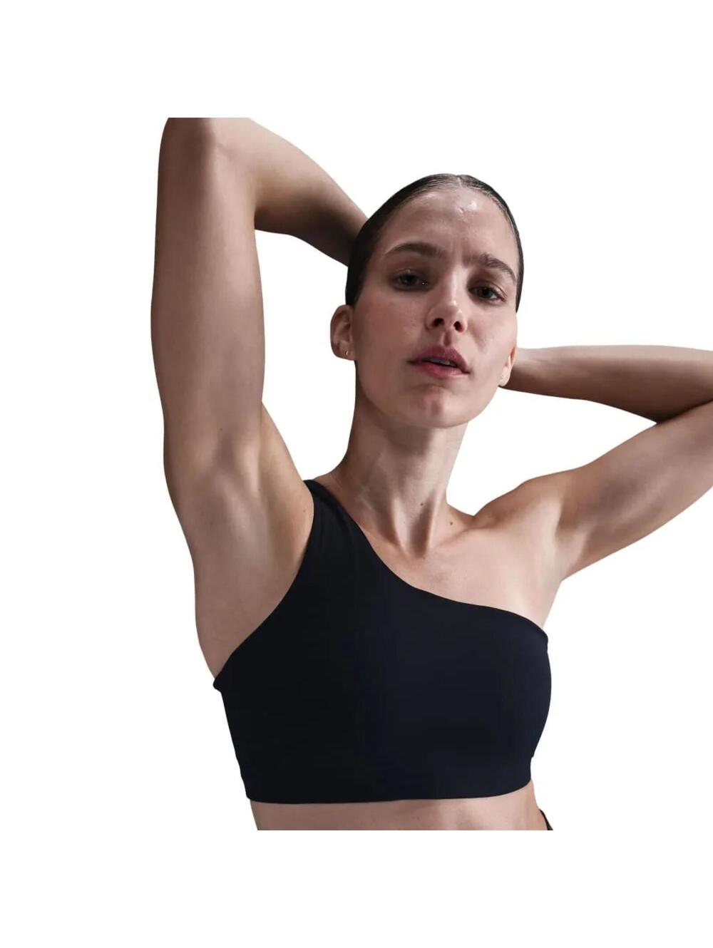 NWT New Nike Zenvy Asymmetrical Light-Support Padded Sports Bra - Large